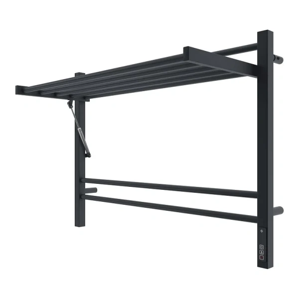 Полотенцесушитель электрический (80х60) П8 Terminus Горизонт 4670078543608 черный муар