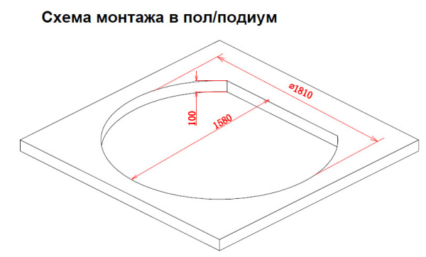 Акриловая ванна (185х162) Gemy G9053 B с гидромассажем, универсальная Акриловая ванна (185х162) Gemy G9053 B с гидромассажем, универсальная