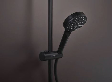 Душевая система Hansgrohe Vernis Blend Showerpipe 200 1jet 26276670, черный матовый