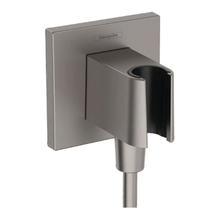 Шланговое подсоединение Hansgrohe FixFit E 26889340 шлифованный черный хром