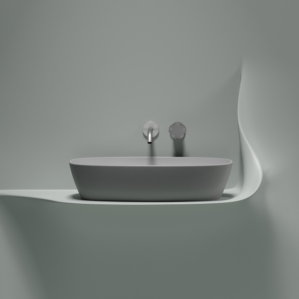 Раковина накладная (60х38) Ceramica Nova ELEMENT CN6049MSG