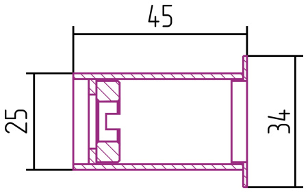 Модуль скрытого подключения для "МЭМ CUBE" 7042-1527-0000