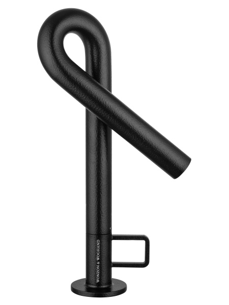 Смеситель для раковины WONZON & WOGHAND LOOP, черный матовый WW-111-00-508