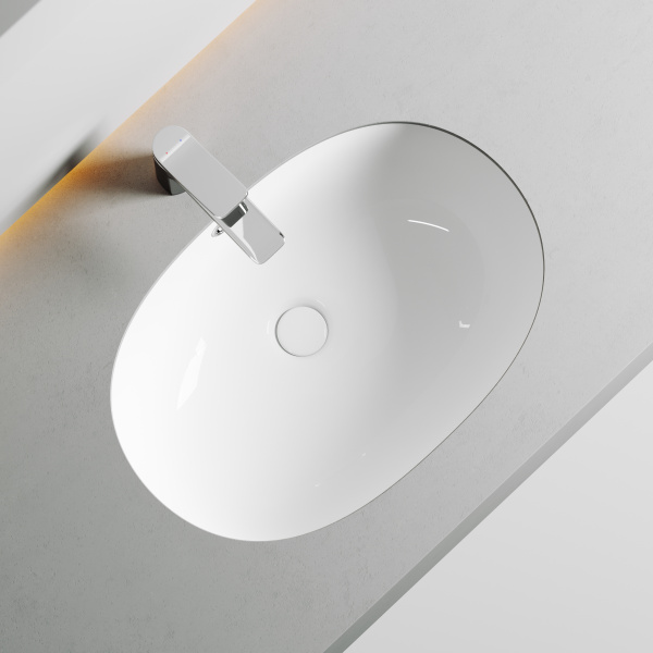 Раковина встраиваемая снизу (56,5х38,5) Ceramica Nova ELEMENT CN6044