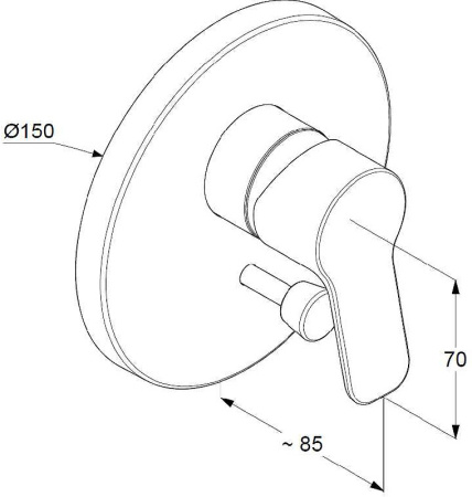 Термостат для ванны Kludi Pure&Easy 374190565