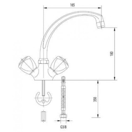 Смеситель для кухни Mofem Karina 140-0037-43