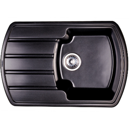Мойка гранитная Ganzer 51x76 см (черная) GZ51076C