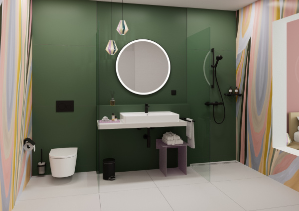 Ведро для мусора Hansgrohe AddStoris 41775670 черный матовый