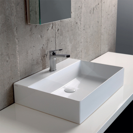 Раковина накладная (60х45) Azzurra Elegance ELLP060450QMBI/(EQA60M bi)*1
