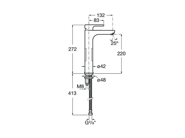 Смеситель для раковины Roca L20 5A3H09C00