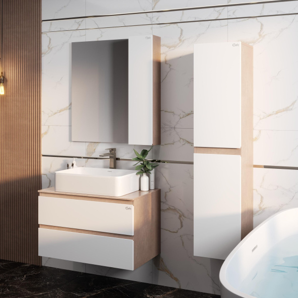 Тумба под раковину подвесная Onika Алеста 80 108054 без столешницы