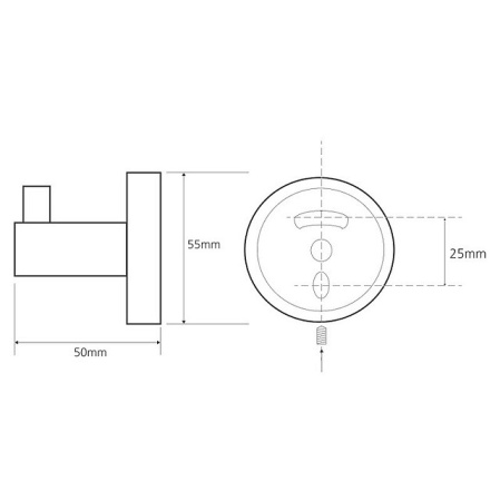 Крючок Bemeta Omega 104106022