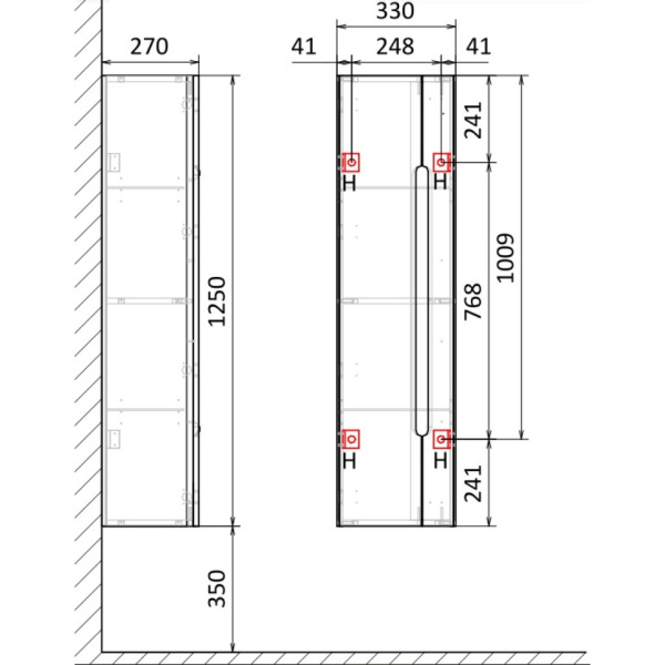 Пенал Jorno Shine 125 Shi.04.125/P/W