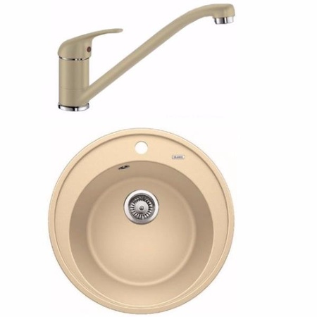 Комплект Blanco RIONA 45 (шампань) + DARAS (шампань) 521400D2