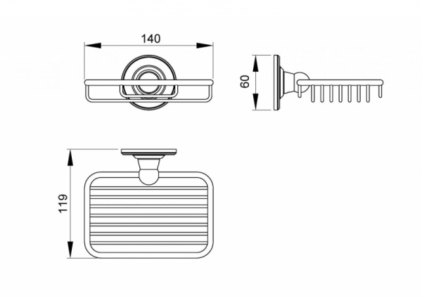 Мыльница решетка Timo Nelson 150023/00