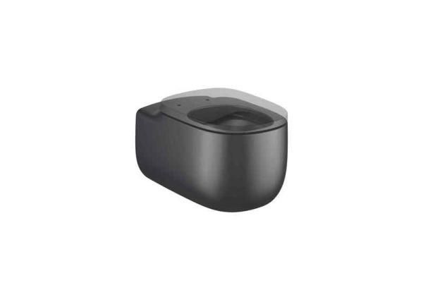 Унитаз подвесной безободковый Roca Beyond Rimless 3460B7640 оникс матовый