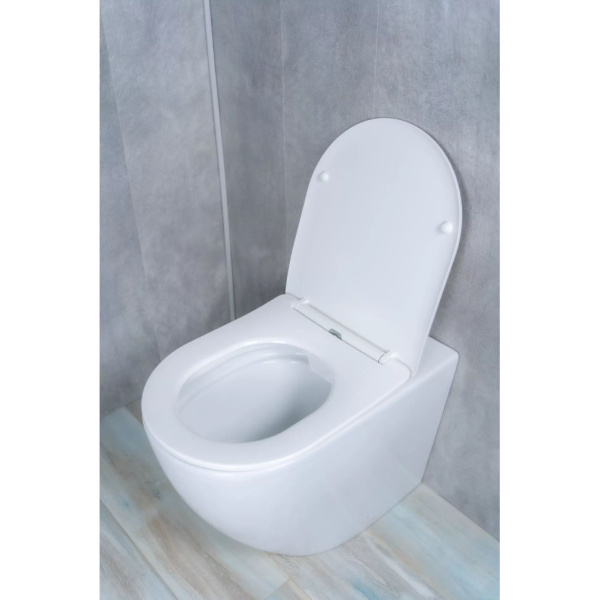 Приставной унитаз безободковый Gid TRS-269