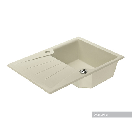 Кухонная мойка Aquaton Монца 1A716032MC240 жемчуг