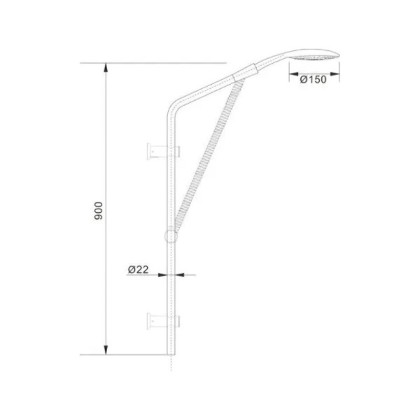 Душевой гарнитур Esko SSS1401