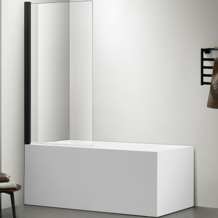 Шторка на ванну Aquatek (80х150) AQ DEL SBA 08015BL