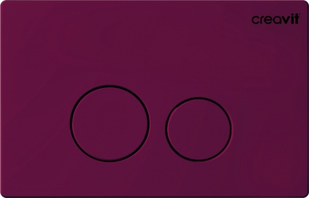 Клавиша смыва Creavit TERRA GP9002.08 берри матовый