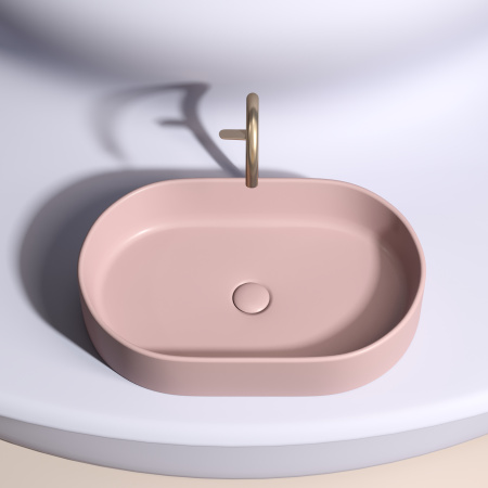 Раковина накладная (60,8х38,5) Ceramica Nova ELEMENT CN6048MP