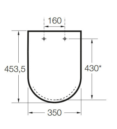 Крышка для чаши Roca Victoria Soft Close A80147200B