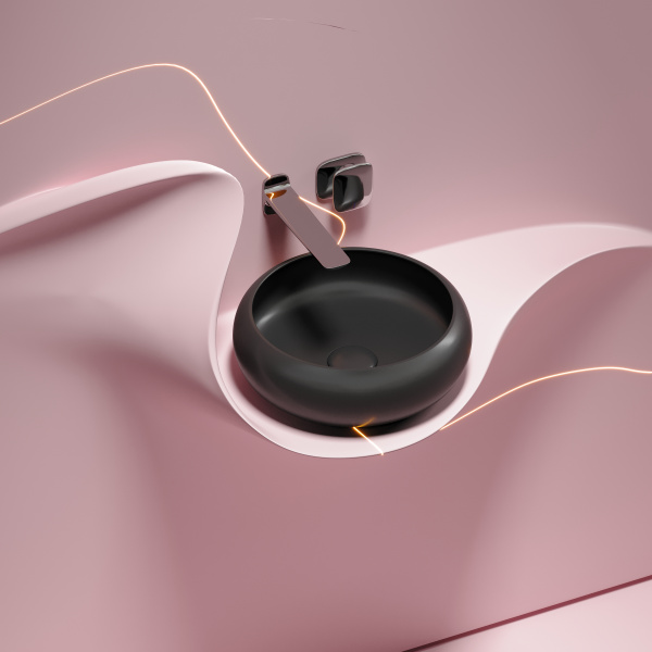 Раковина накладная (60х38) Ceramica Nova ELEMENT CN6050MB