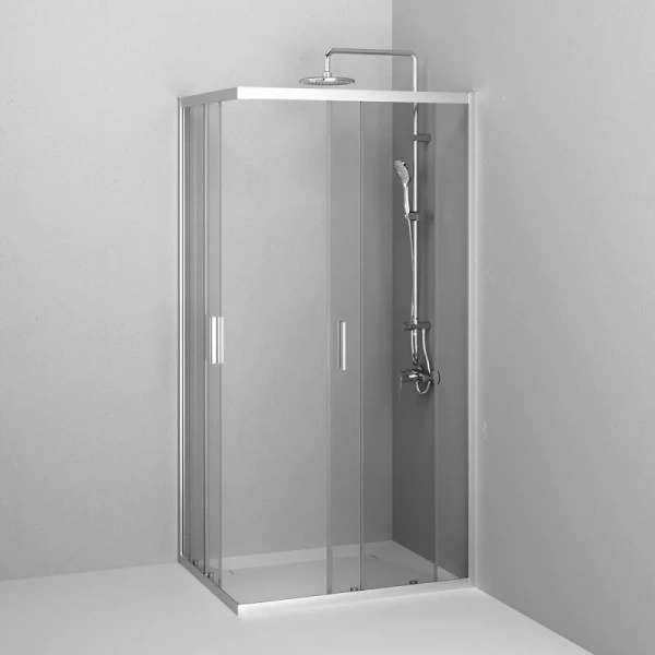 Душевой уголок (100х80) Am.Pm Gem W90G-403-100280-MT хром матовый