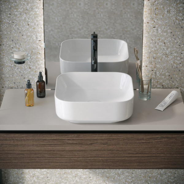 Раковина накладная (38х38) Grossman Falcon GR-3055, белый