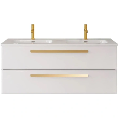Тумба под раковину Cezares ECO-CER-N-1200-2C-SO-2-BL Bianco Lucido без ручек