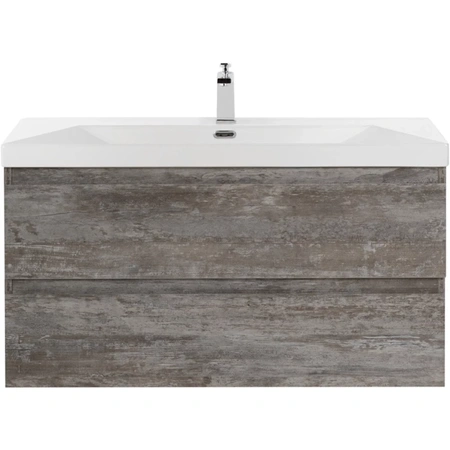 Тумба под раковину Cezares MOLVENO-100-2C-SO-LG Legno Grigio