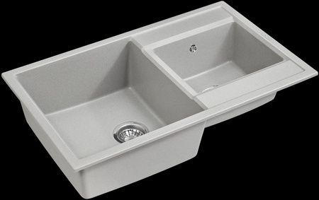 Кухонная мойка Paulmark  Tandem PM238250-GR серый