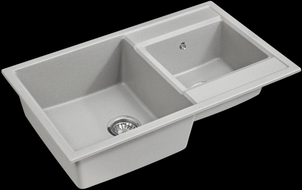 Кухонная мойка Paulmark  Tandem PM238250-GR серый