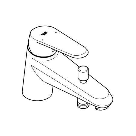 Смеситель однорычажный для ванны Grohe Eurodisc Cosmopolitan 33192 002 (33192002) хром