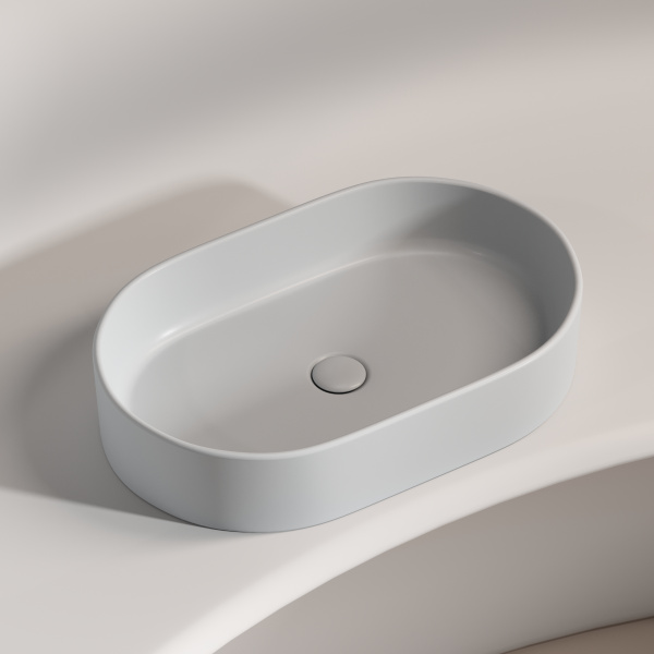 Раковина накладная (60,8х38,5) Ceramica Nova ELEMENT CN6048MSG