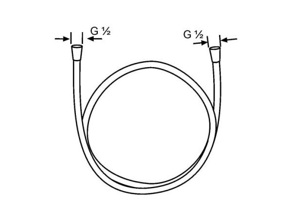 Душевой шланг Kludi Suparaflex 6107205-00