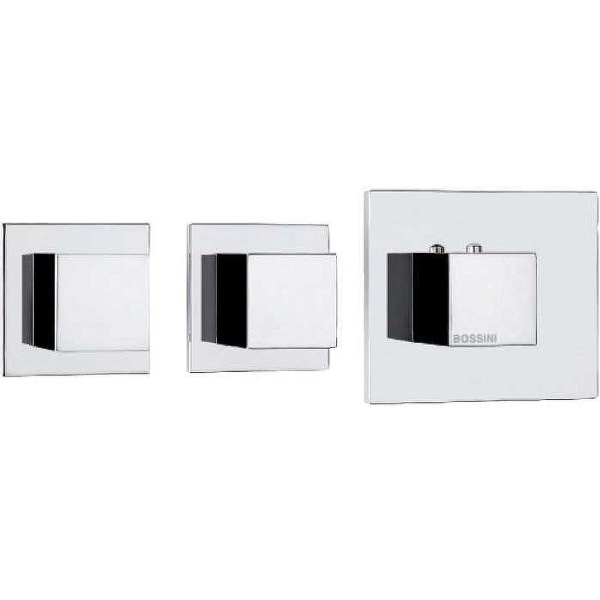 Термостат для душа на 2 потребителя Bossini HighFlow Outlets Z032203.030 хром