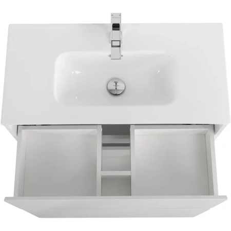 Тумба под раковину BelBagno Kraft 80 KRAFT39-800/390-2C-PIA-BO Bianco Opaco