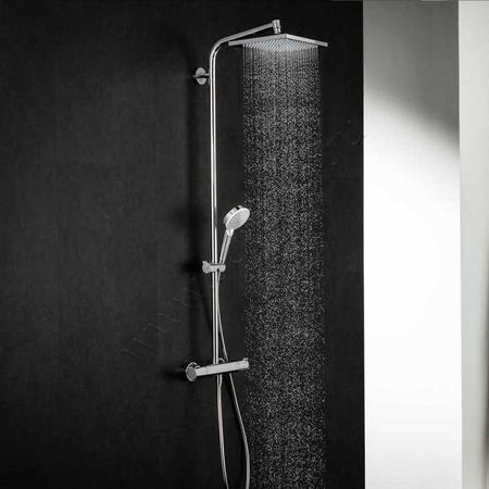 Душевая система с термостатом Hansgrohe Crometta Е 240 1jet Showerpipet EcoSmart 27281000 хром