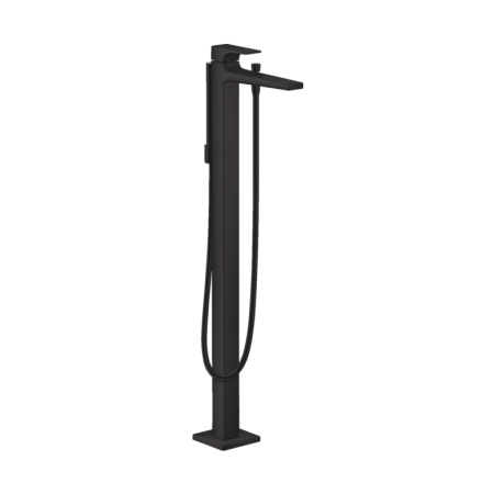 Смеситель для ванны напольный Hansgrohe Metropol 32532670 черный матовый