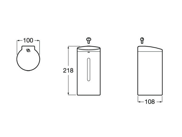 Диспенсер Roca сенсорный, 700мл Public touchless 818011000