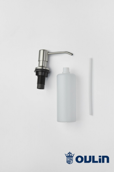 Дозатор для мыла Oulin OL-401 DS сатин