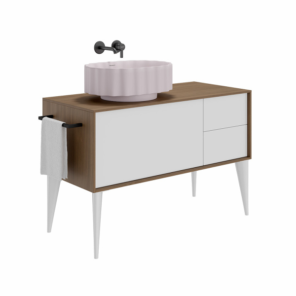 Тумба под раковину Kerama Marazzi Atollo 110 AT.110\WHT.M