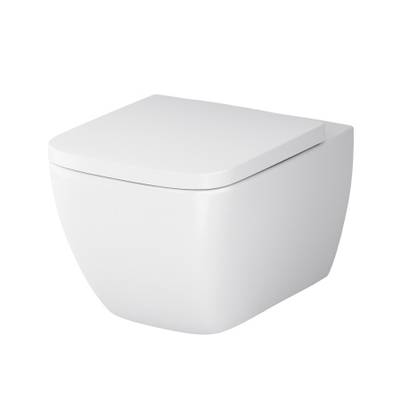 Подвесной унитаз безободковый с сиденьем микролифт Am.Pm Gem C901701SC