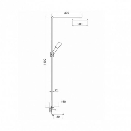 Душевая система FAUZT (FZs-305) тип См-ВДшОРНТрА