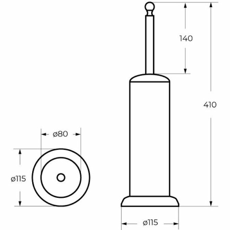 Ёршик Cezares Aphrodite APHRODITE-TBP-03/24-M