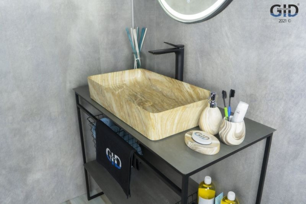 Раковина накладная (60х34) Gid Mnc595