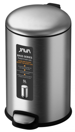Мусорное ведро с микролифтом 5 л JAVA S-885-5L