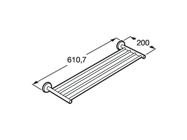 Полотенцедержатель Roca Twin 816707001